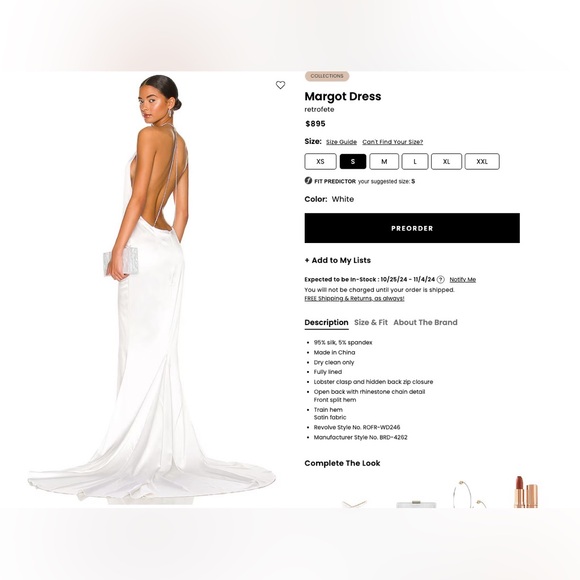 RETROFÊTE MARGOT WHITE DRESS - Picture 3 of 8